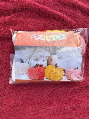 Yarn Pumpkin DIY - Multicolor Pumpkin Craft Kit